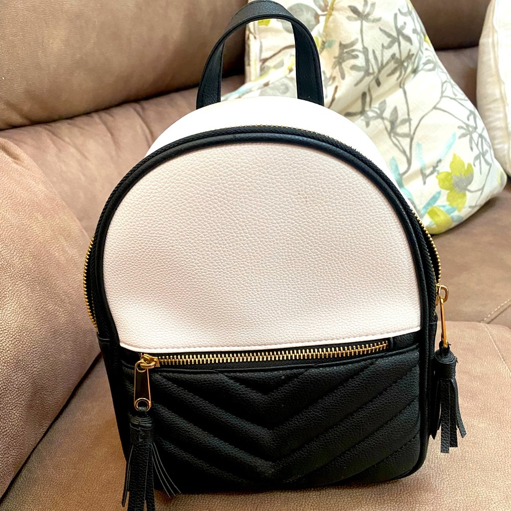 Two Tone Mini Backpack